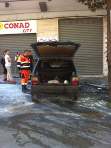 auto bruciata