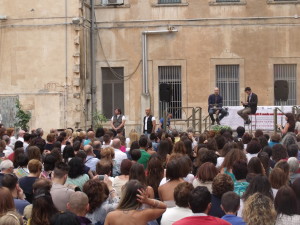 L'Ateneo Bruni gremito per Roberto Saviano