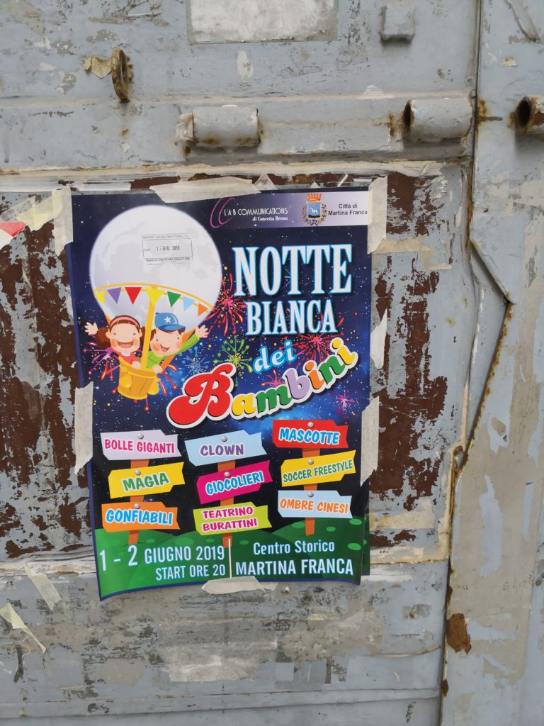 Martina Franca, “Pioggia” di critiche per la manifestazione rinviata