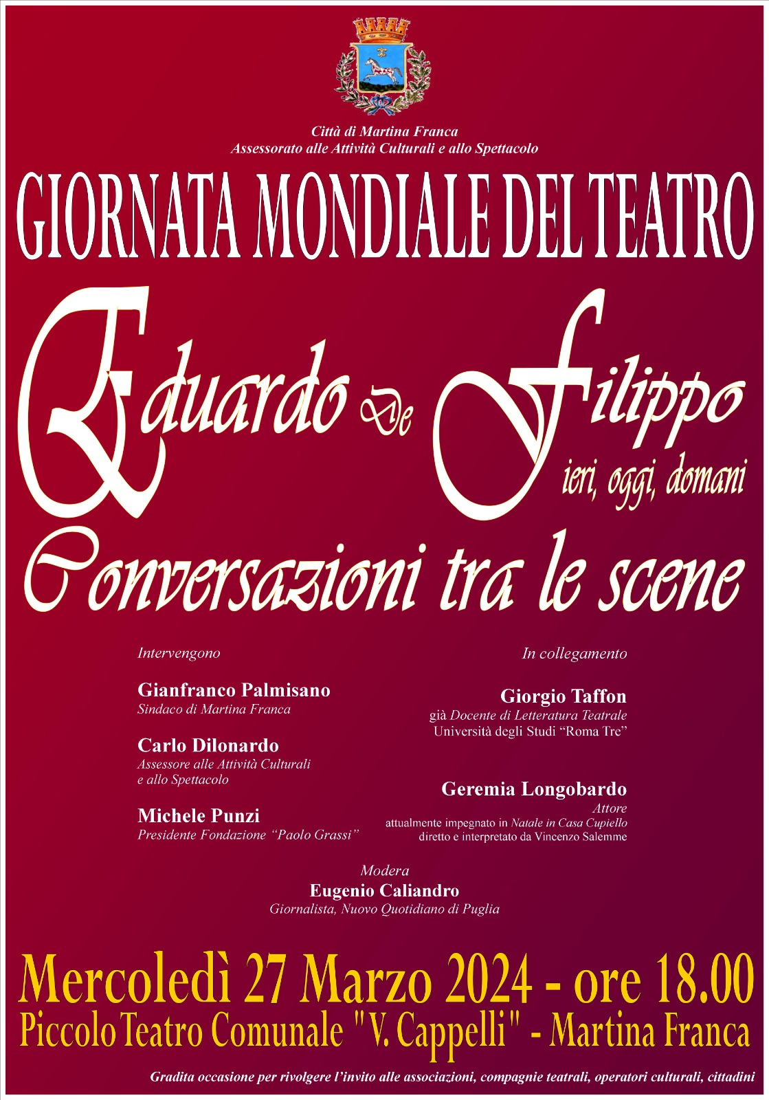 Giornata Mondiale del Teatro