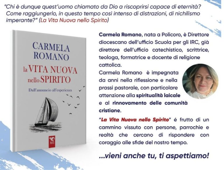 Incontro "La Vita Nuova nello Spirito" a Martina Franca con Carmela Romano