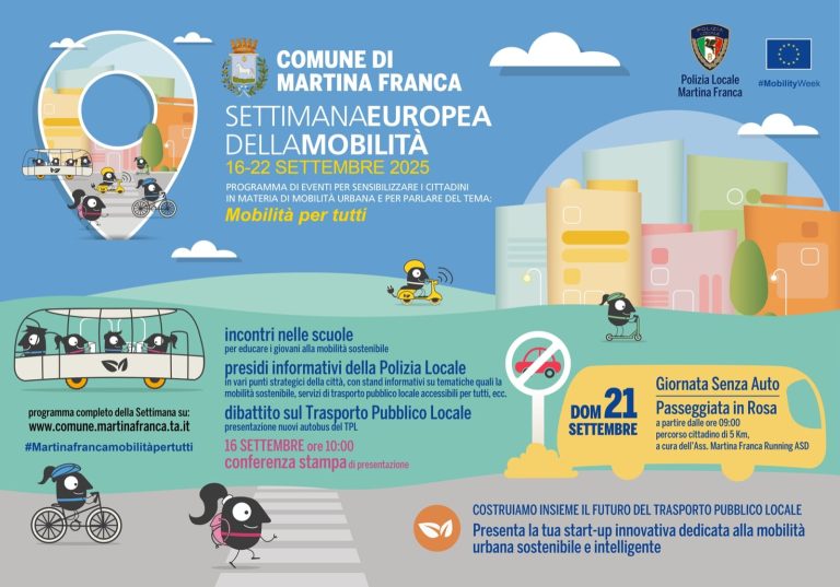Settimana europea della mobilità sostenibile a Martina