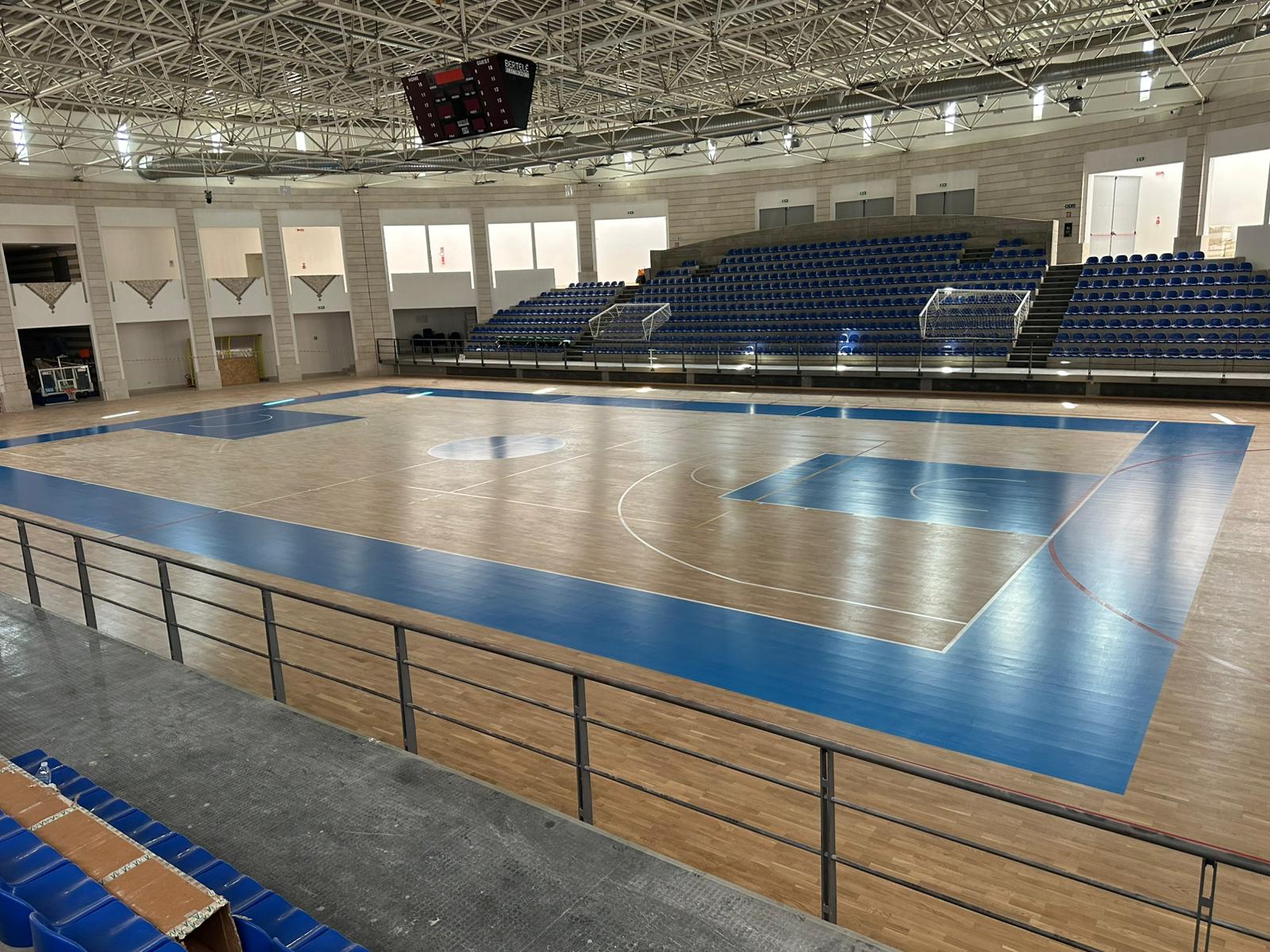 PalaWojtyla pronto dopo collaudo, restituito alle società sportive.