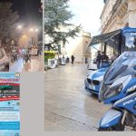 Pullman Azzurro durante evento sulla sicurezza stradale a Martina