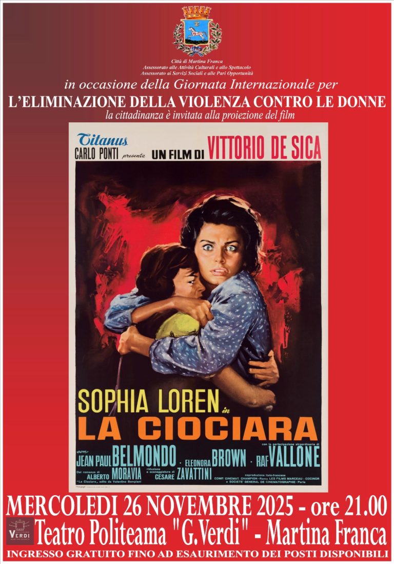 Proiezione culturale per la Giornata internazionale per l’eliminazione della violenza contro le donne
