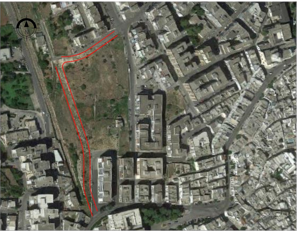 viabilità interna zona 167 Cupa stralcio A area dei lavori