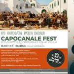 Capocanale Fest, Martina Franca, Valle d’Itria, Villa Garibaldi, tradizioni popolari, Slow Food, artigianato locale, danze folkloristiche, teatro, prodotti tipici