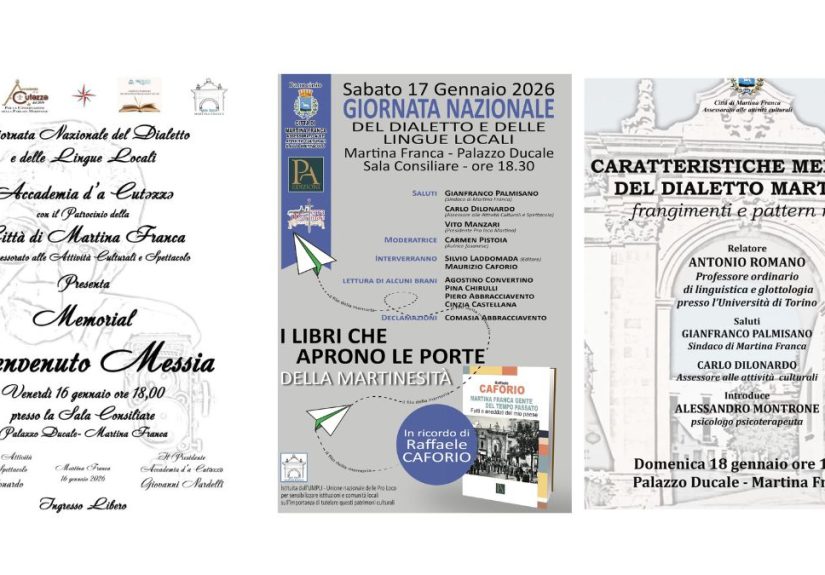 “Dialetto e identità locale al Palazzo Ducale di Martina Franca”