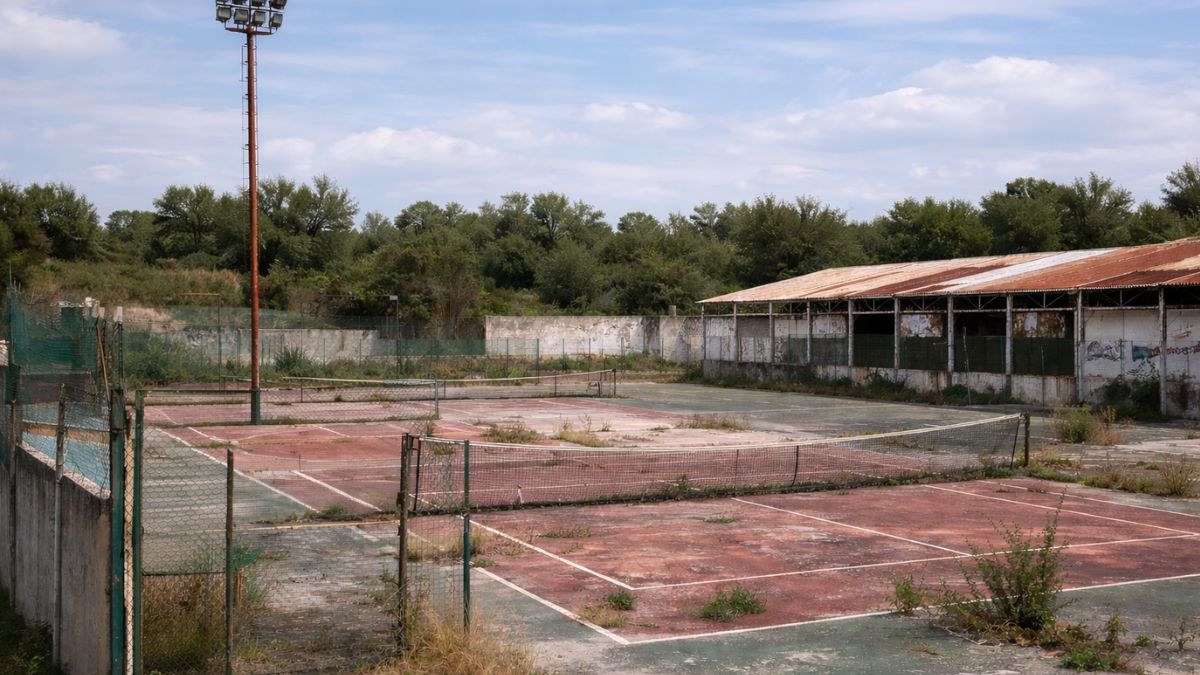 Riqualificazione ex campi da tennis del Pergolo a Martina Franca, area comunale verso nuovo centro sportivo