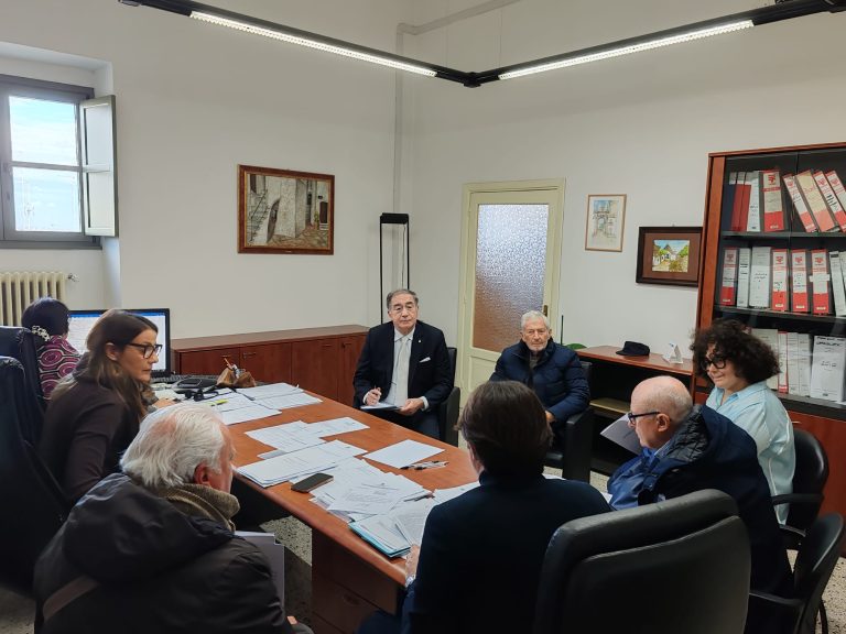 Commissione Comunale DE.CO. durante la prima riunione per il registro dei prodotti tipici