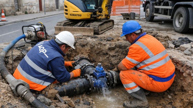 Lavori Acquedotto Pugliese sulla rete idrica a Martina Franca per miglioramento del servizio