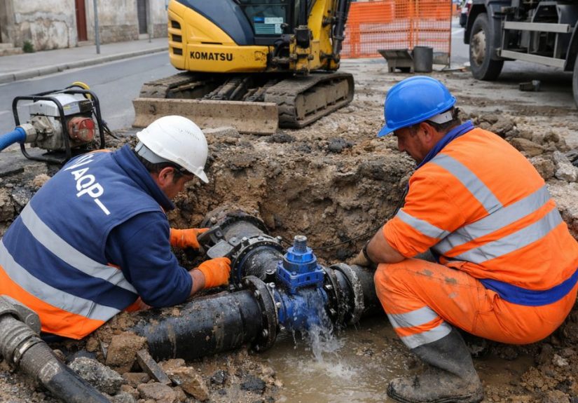 Lavori Acquedotto Pugliese sulla rete idrica a Martina Franca per miglioramento del servizio
