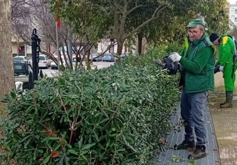 Martina Franca verde pubblico lavori in corso nonostante il maltempo