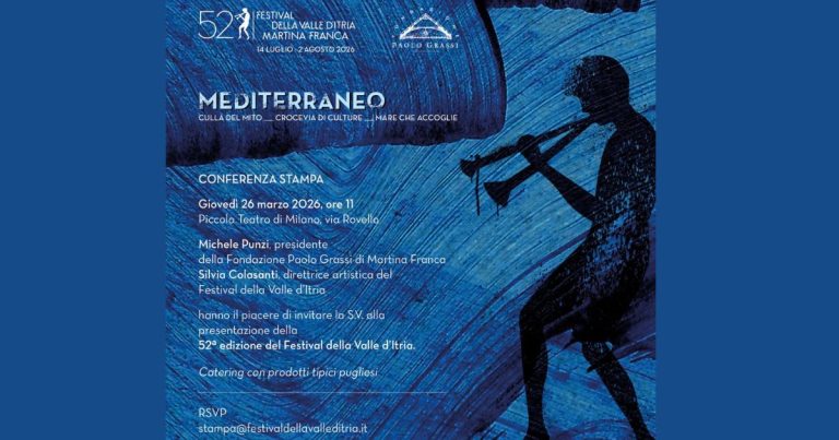 Festival della Valle d’Itria presentazione della 52ª edizione al Piccolo Teatro di Milano