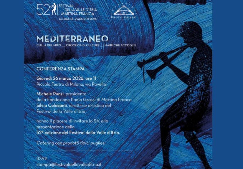 Festival della Valle d’Itria presentazione della 52ª edizione al Piccolo Teatro di Milano