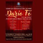 Piccolo Teatro Comunale di Martina Franca per la Giornata mondiale del teatro dedicata a Dario Fo