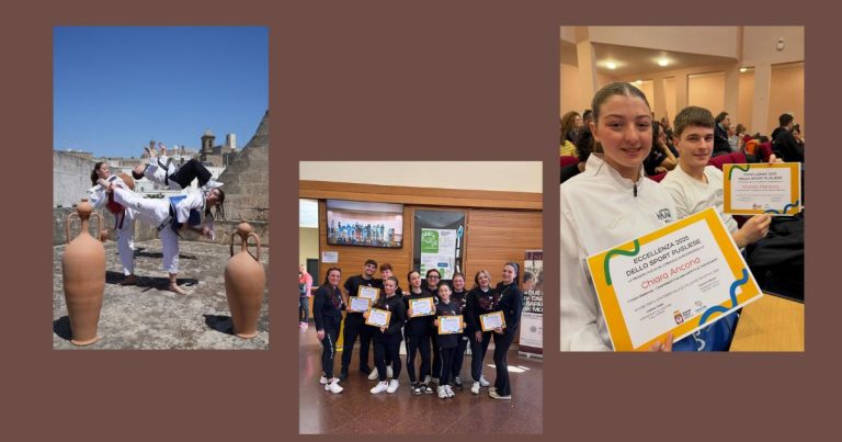 Eccellenze sportive 2025 con atleti e società di Martina Franca premiati a Lecce