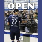 Bambini e tifosi durante l’Open Day al Tursi con la prima squadra biancazzurra