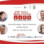 “Un Campione per Amico” a Martina Franca con studenti e giovani atleti in piazza XX Settembre