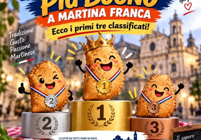 Il panzerotto più buono di Martina Franca 2026, i primi tre classificati