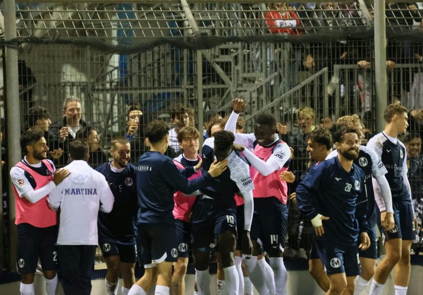 Martina Nocerina 2-0 al Tursi, biancazzurri primi in classifica (Foto Paolo Conserva)
