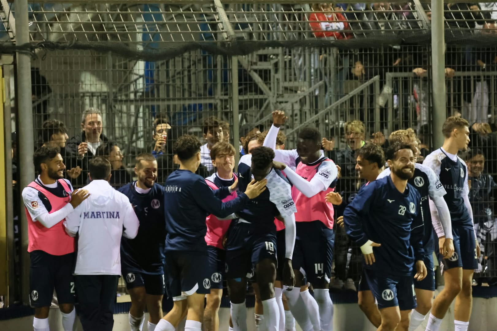 Martina Nocerina 2-0 al Tursi, biancazzurri primi in classifica (Foto Paolo Conserva)